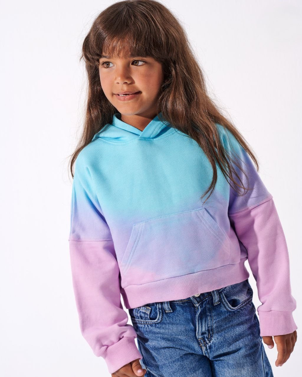 Tie-Dye Hoodie - blue