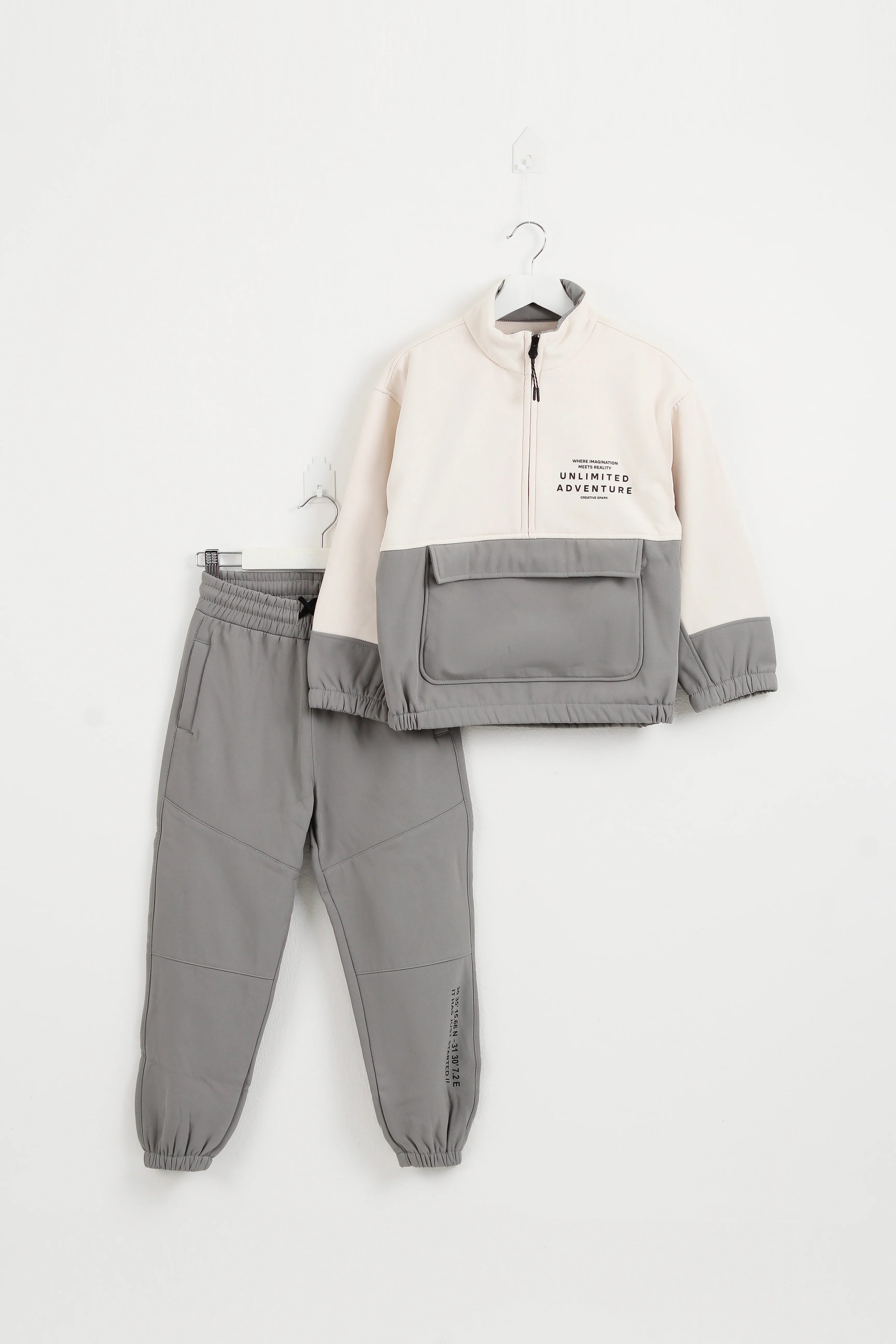 Soft Polar Track Suit - Gray