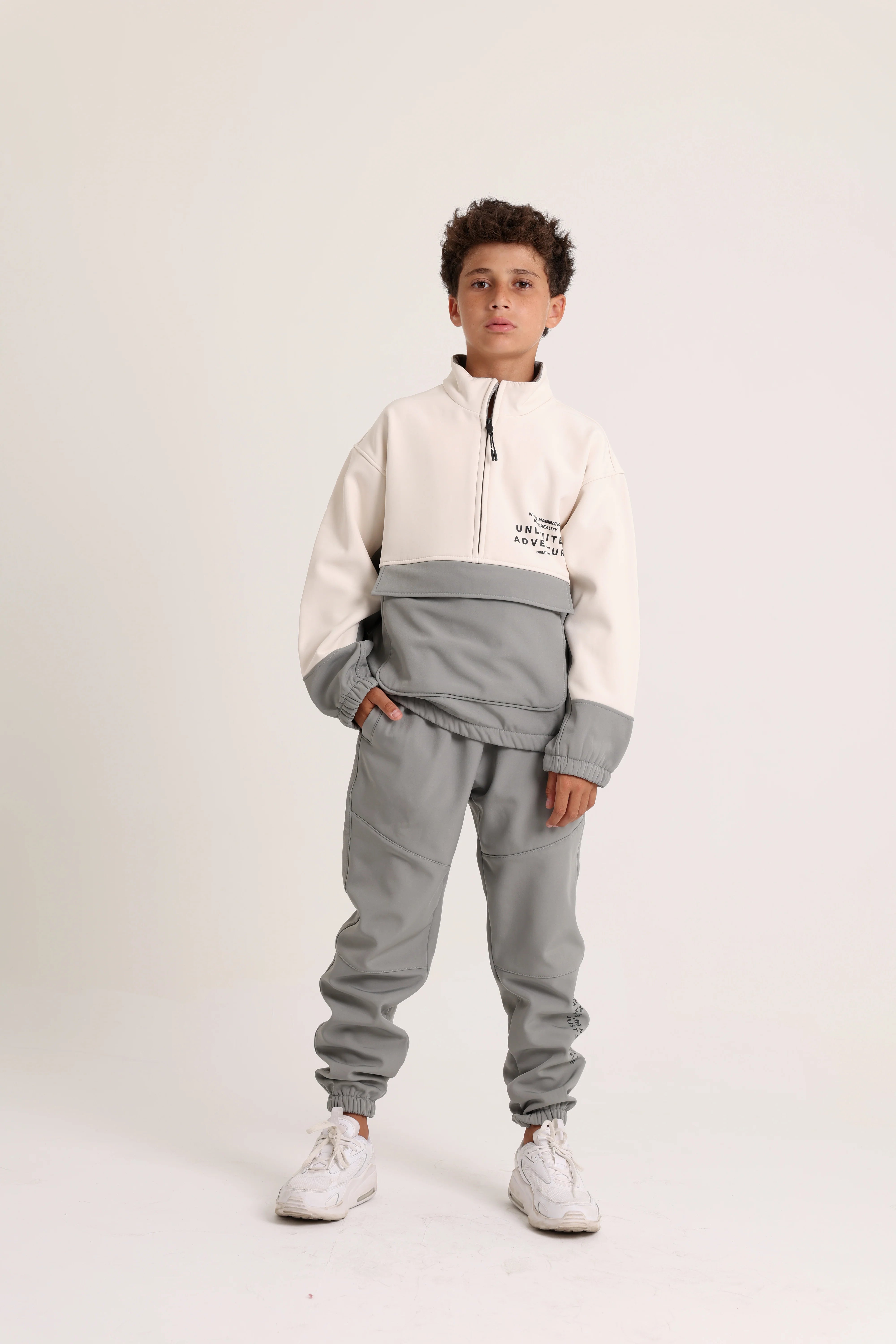 Soft Polar Track Suit - Gray