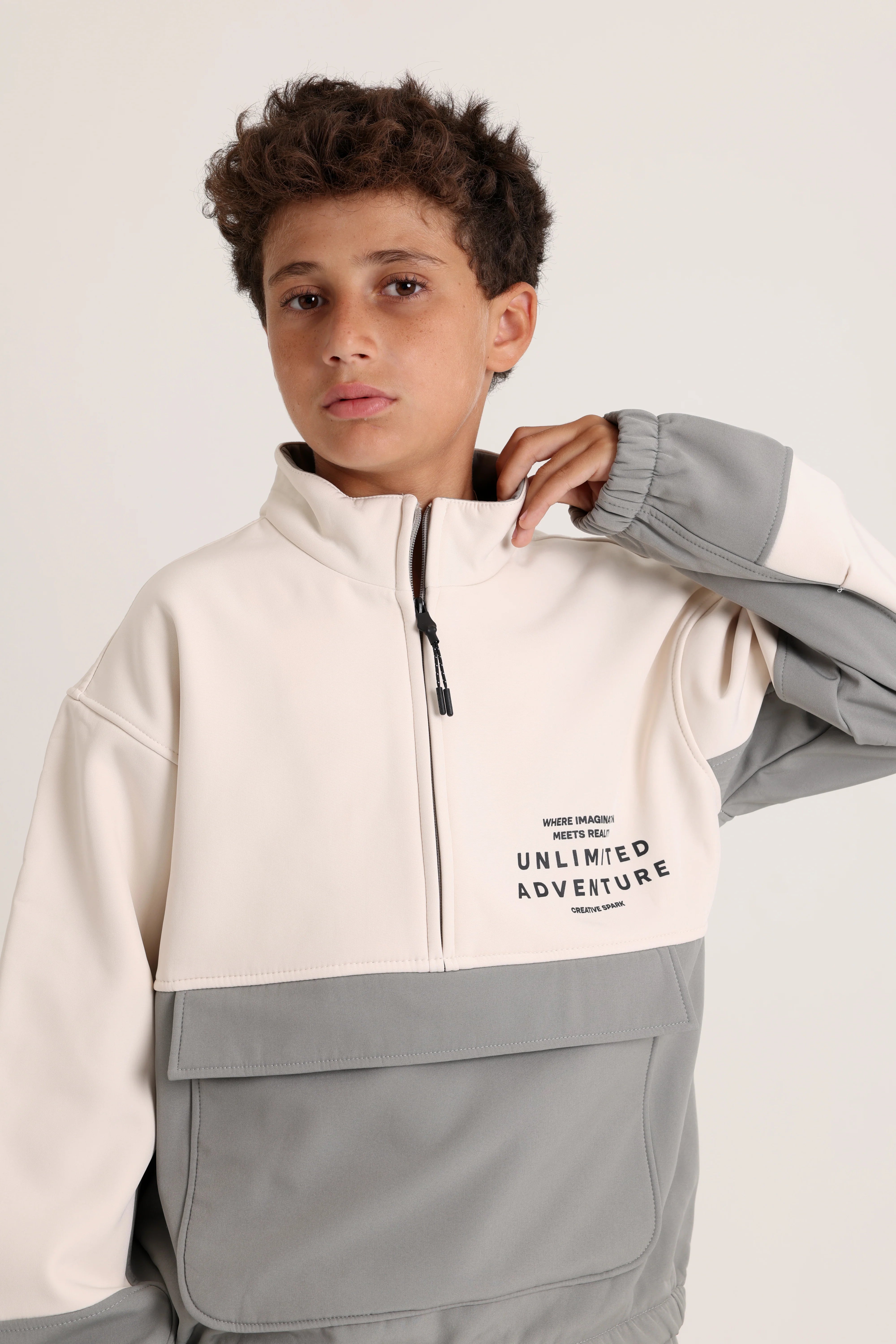 Soft Polar Track Suit - Gray