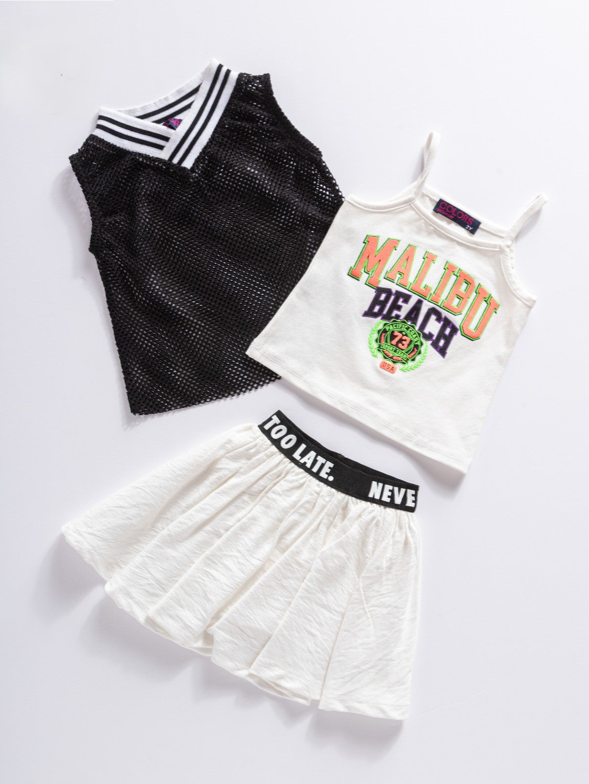 mesh top set-black