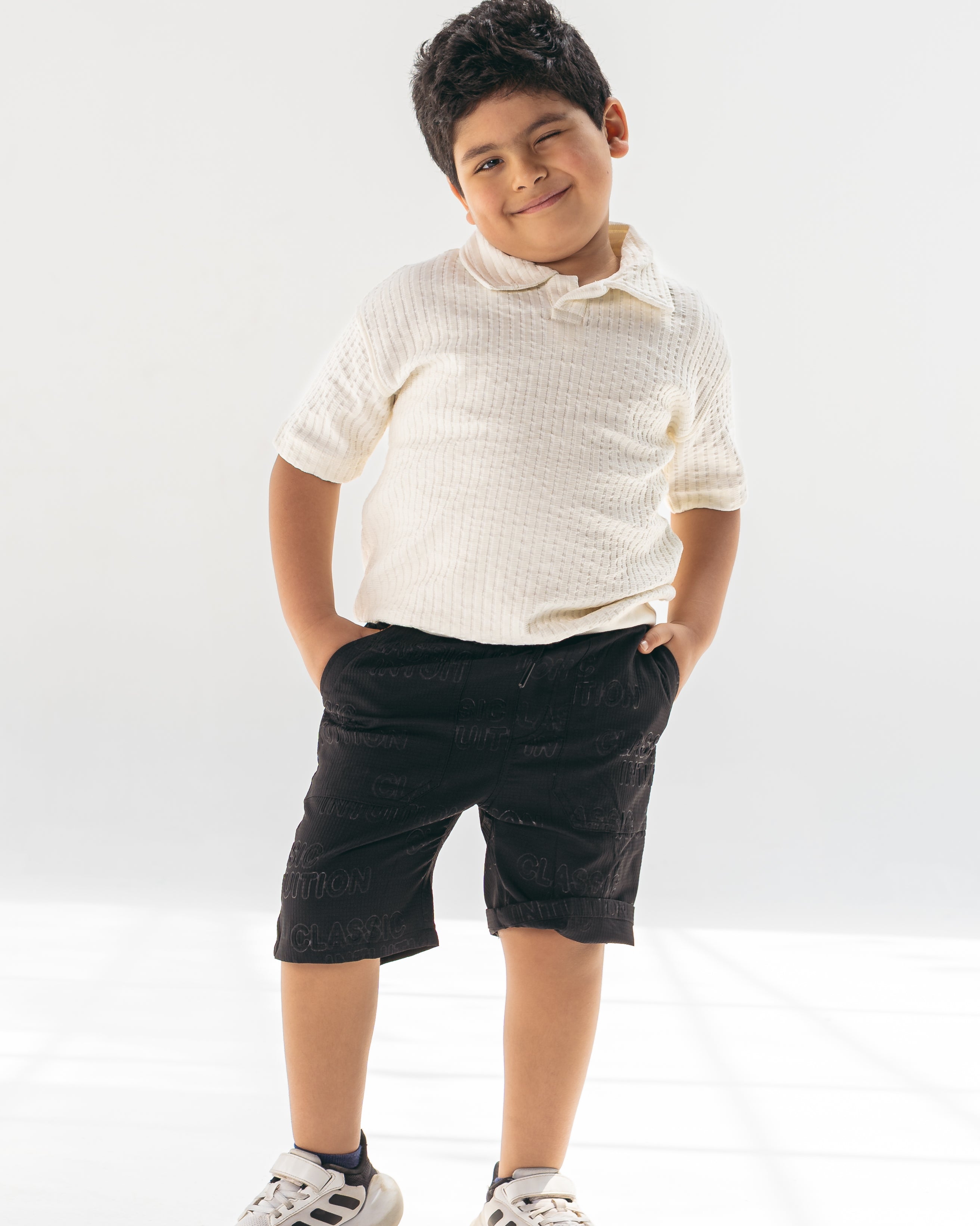 little man shirt-off white