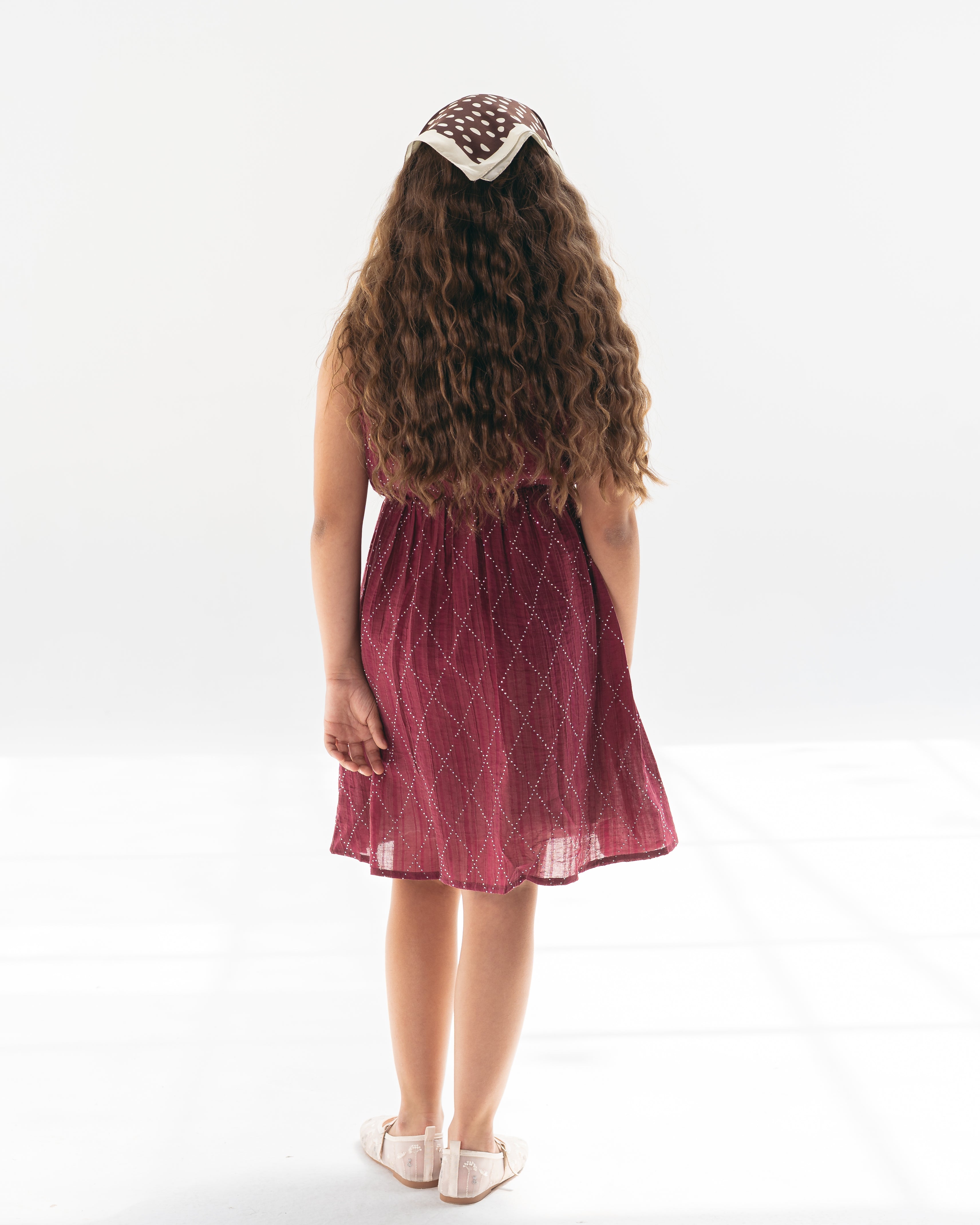Glam Dress -Burgundy