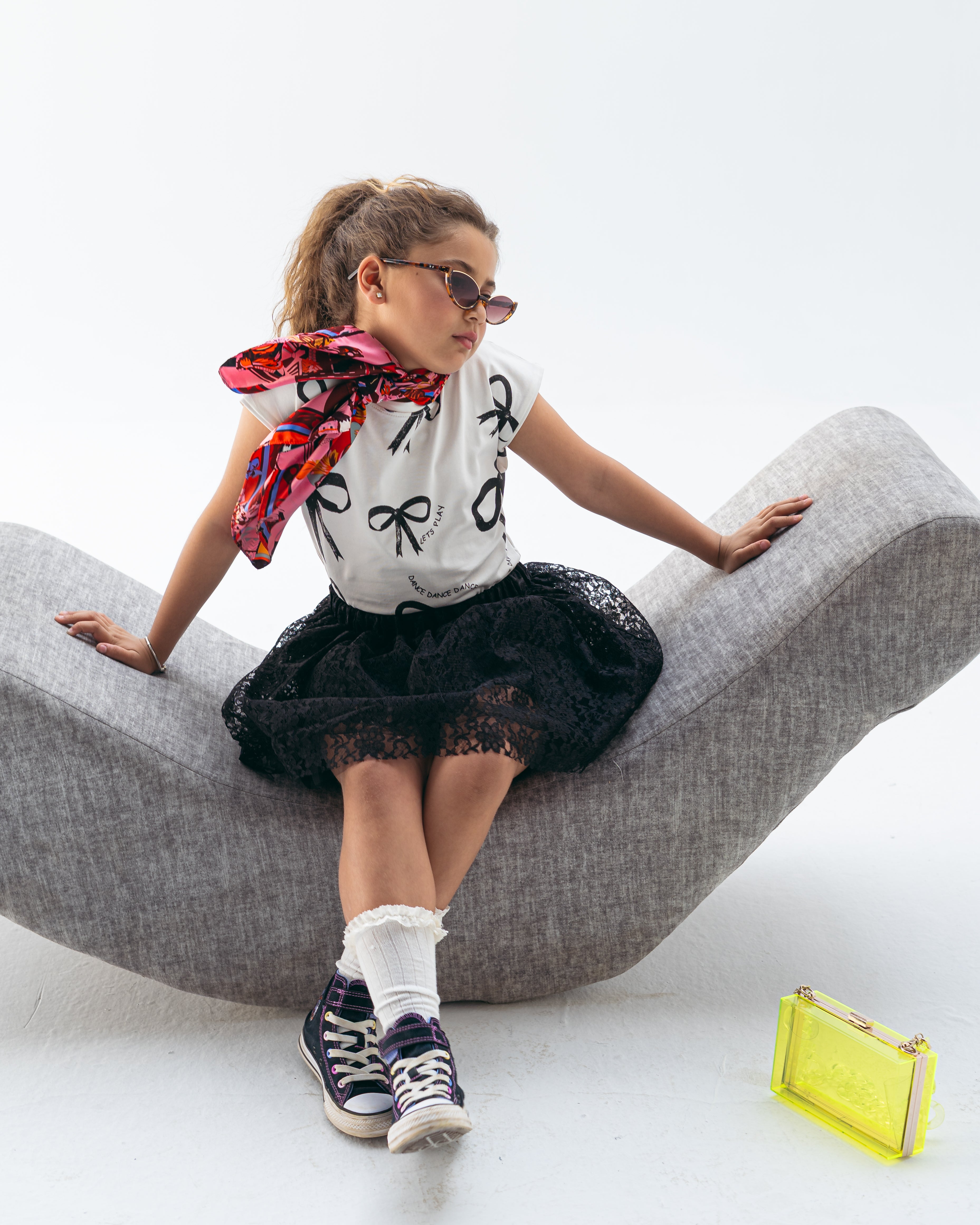 Bow lace set