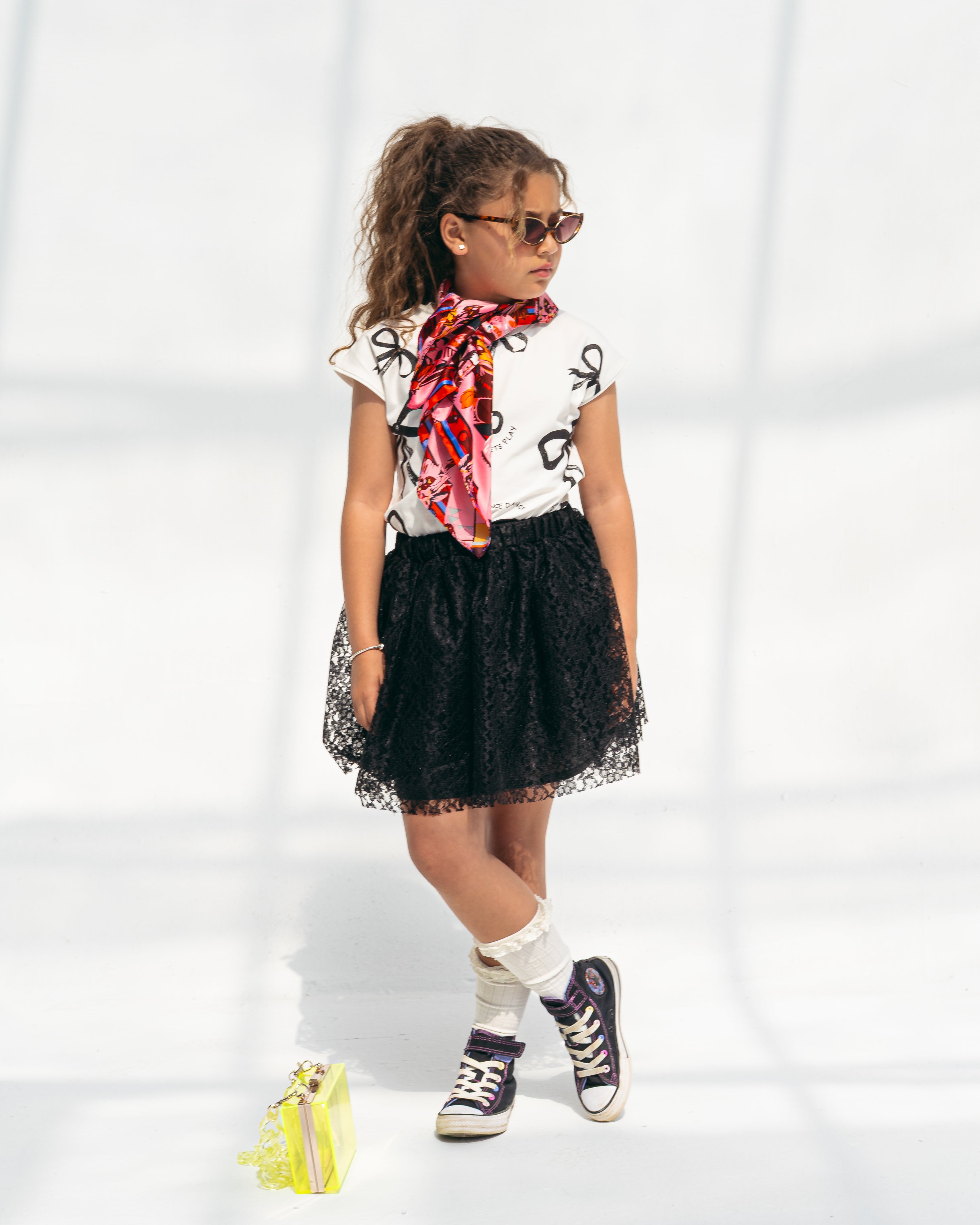 Bow lace set