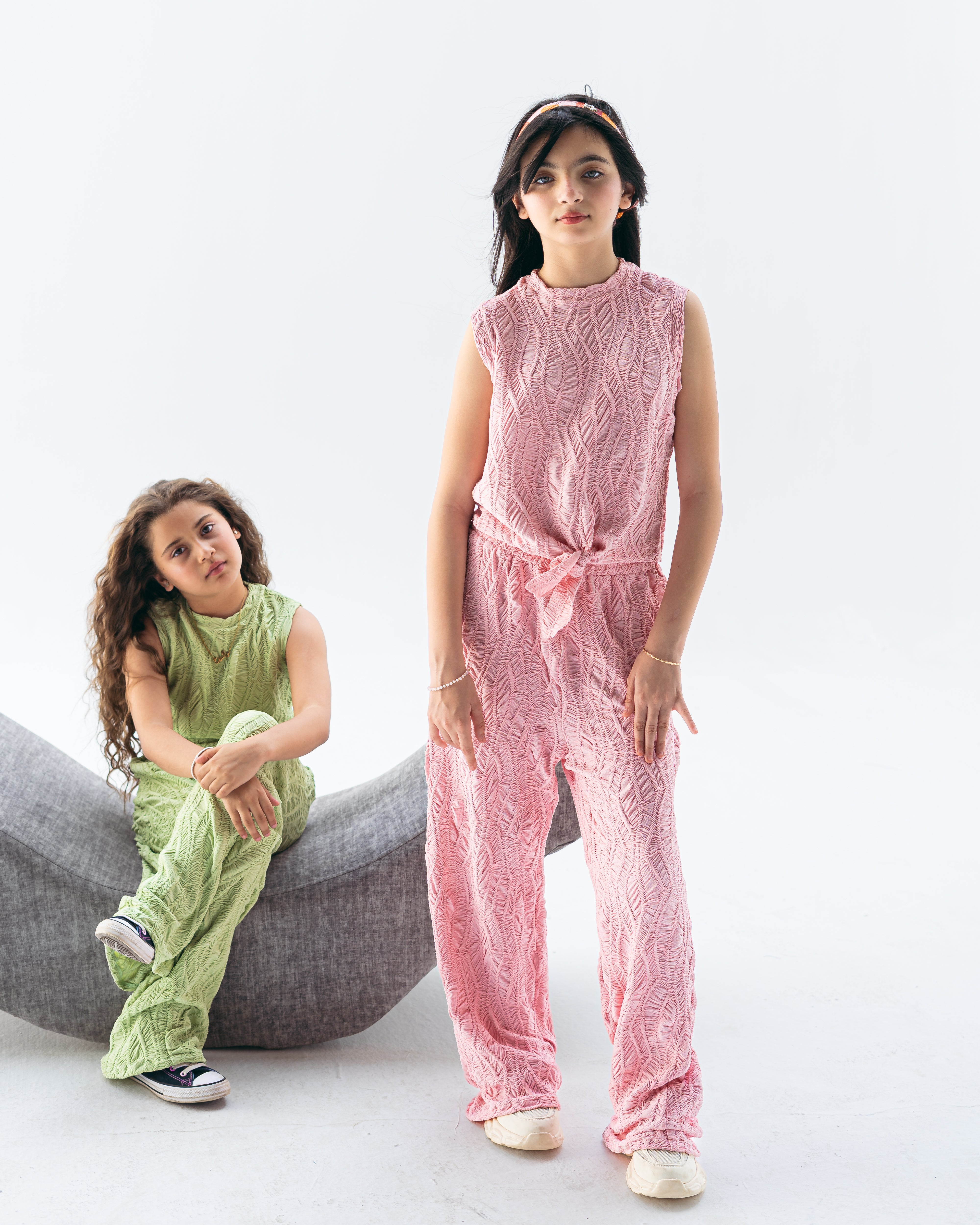 crushed vibrant set -pink