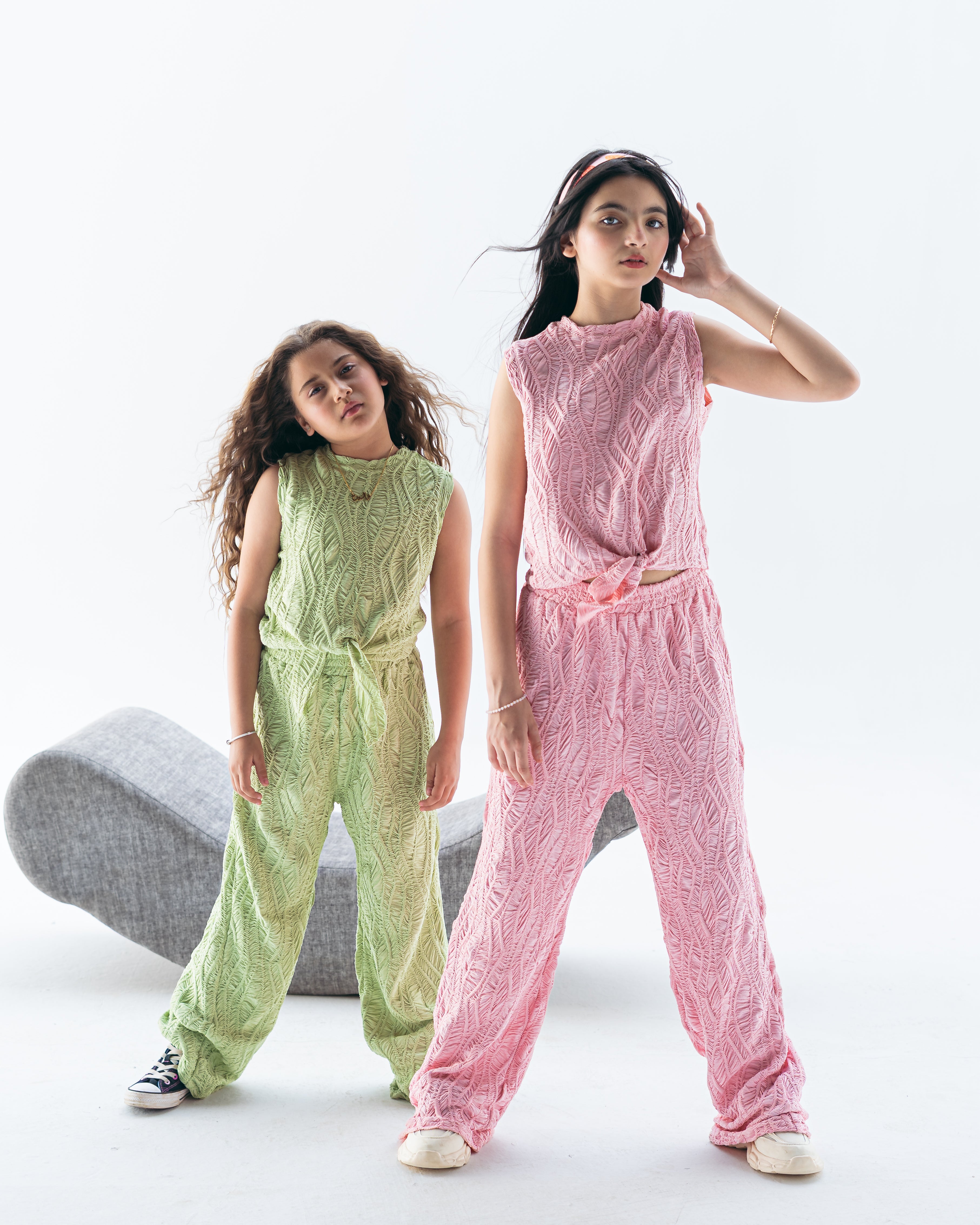 crushed vibrant set -pink