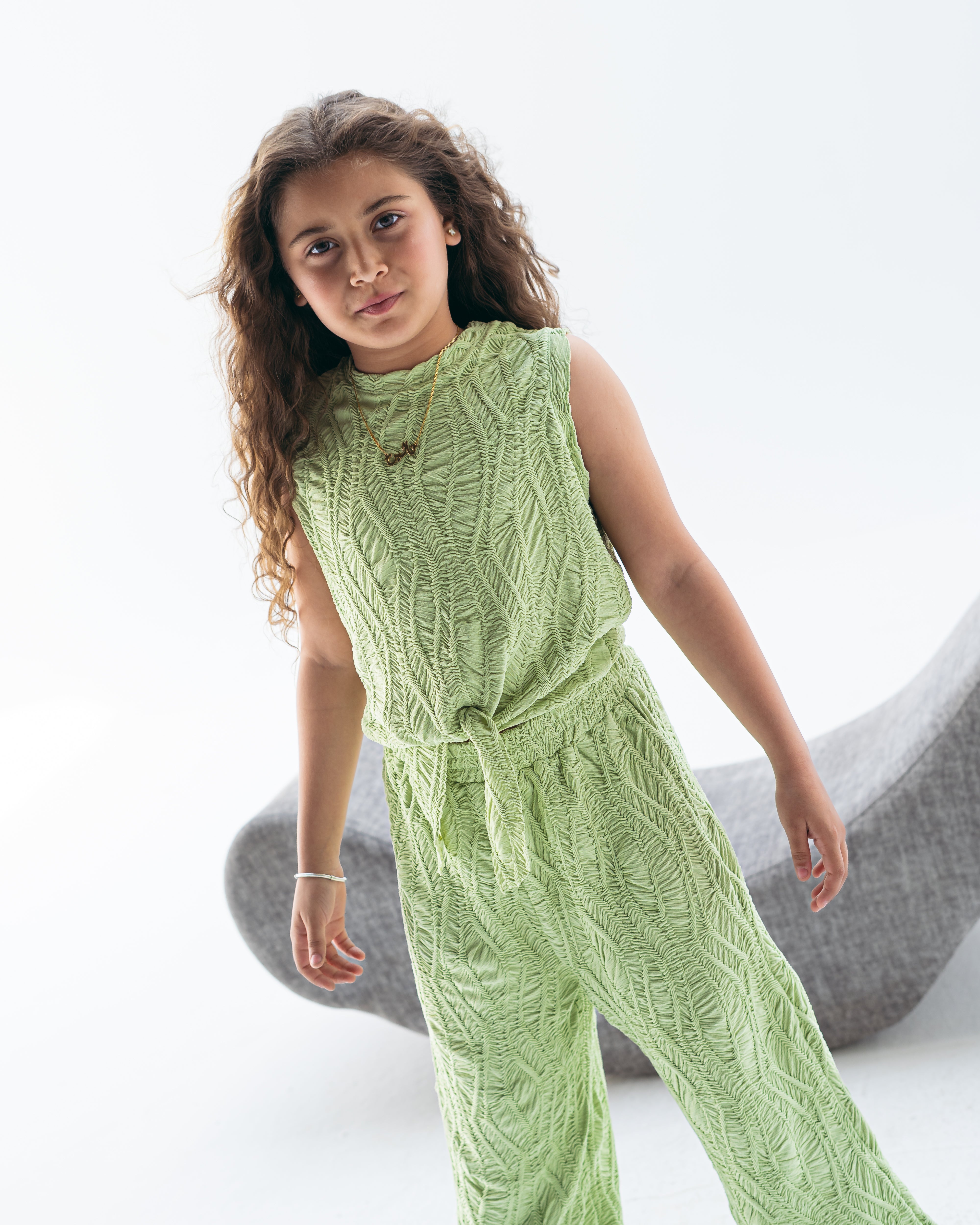 crushed vibrant set -lime