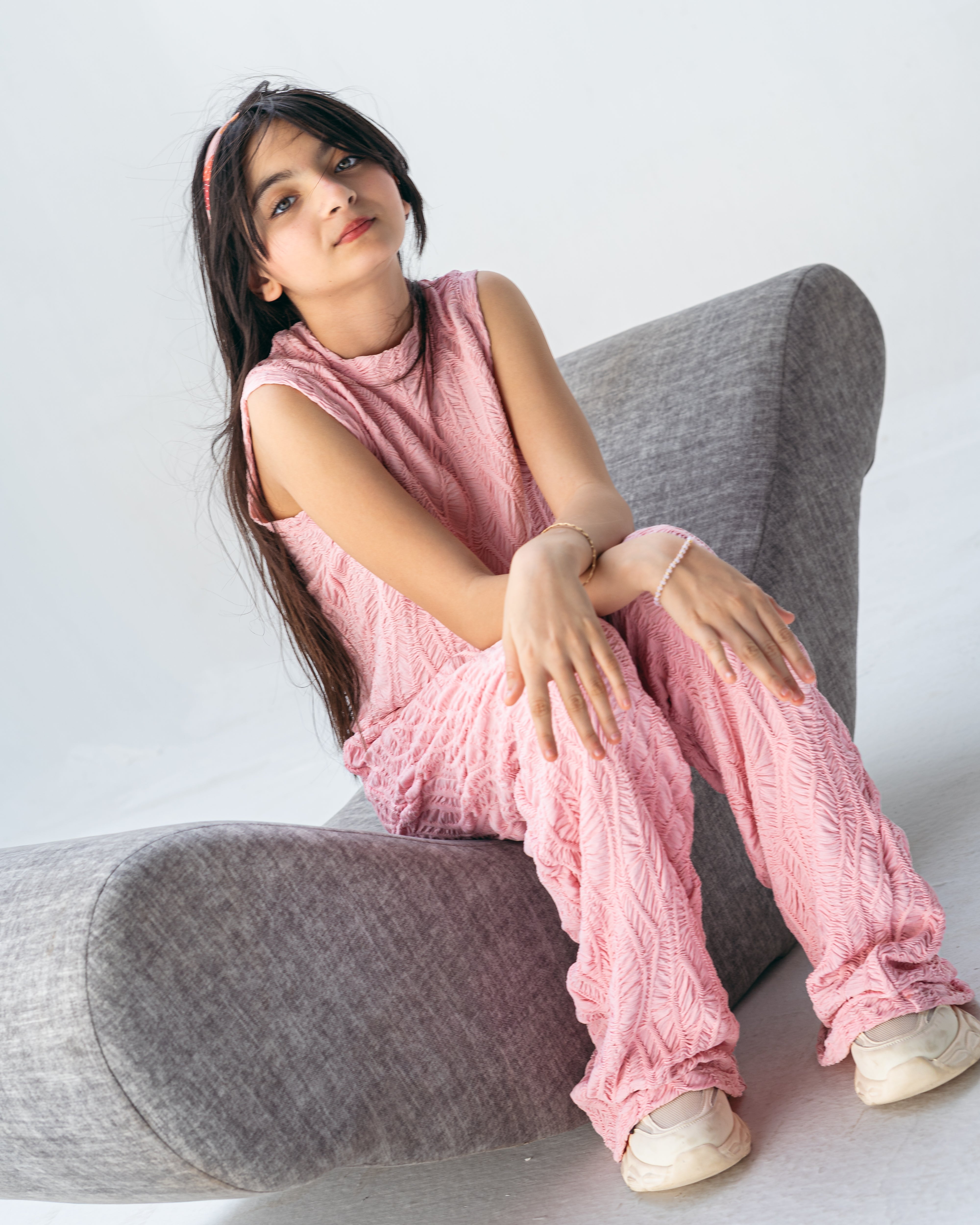 crushed vibrant set -pink
