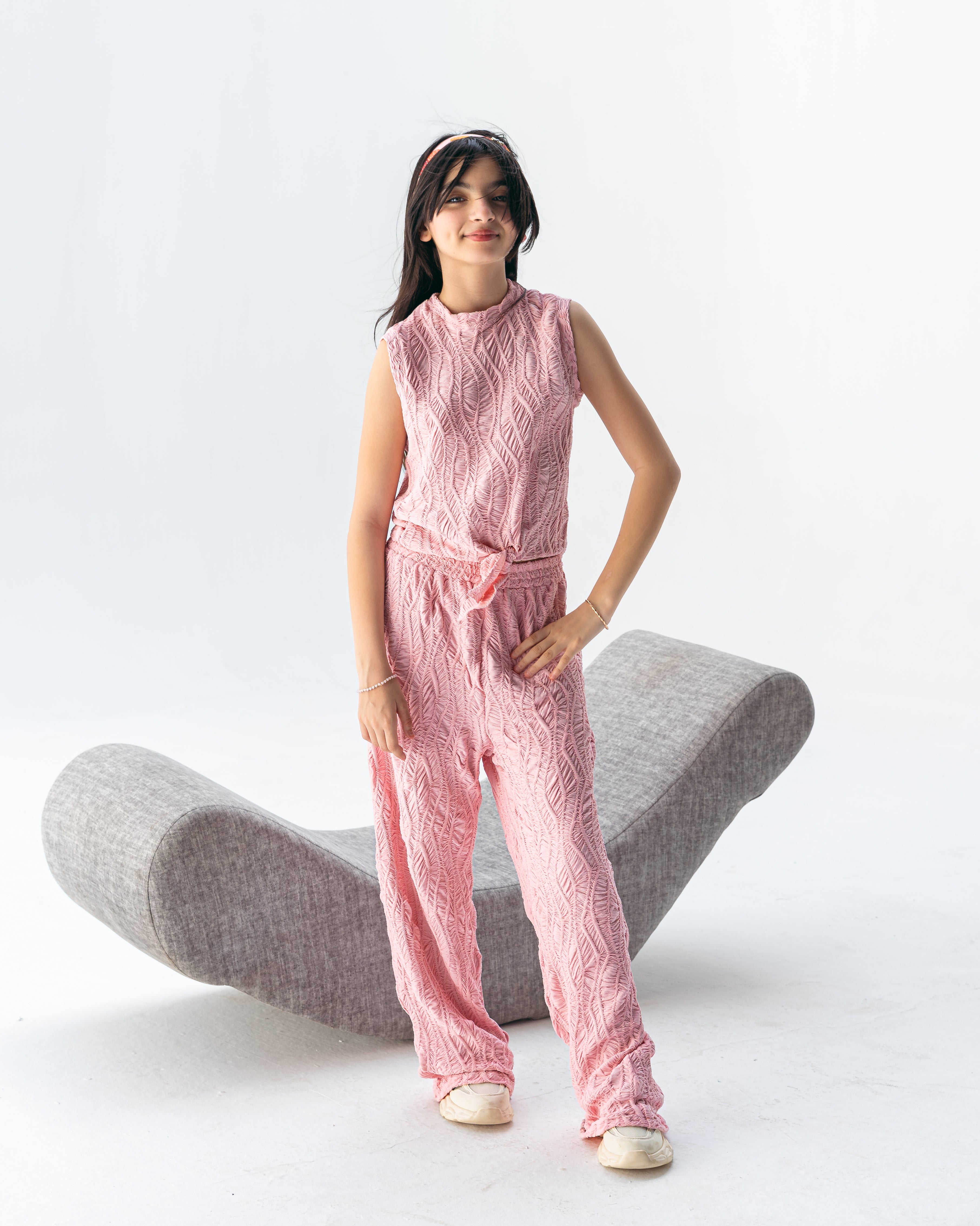 crushed vibrant set -pink