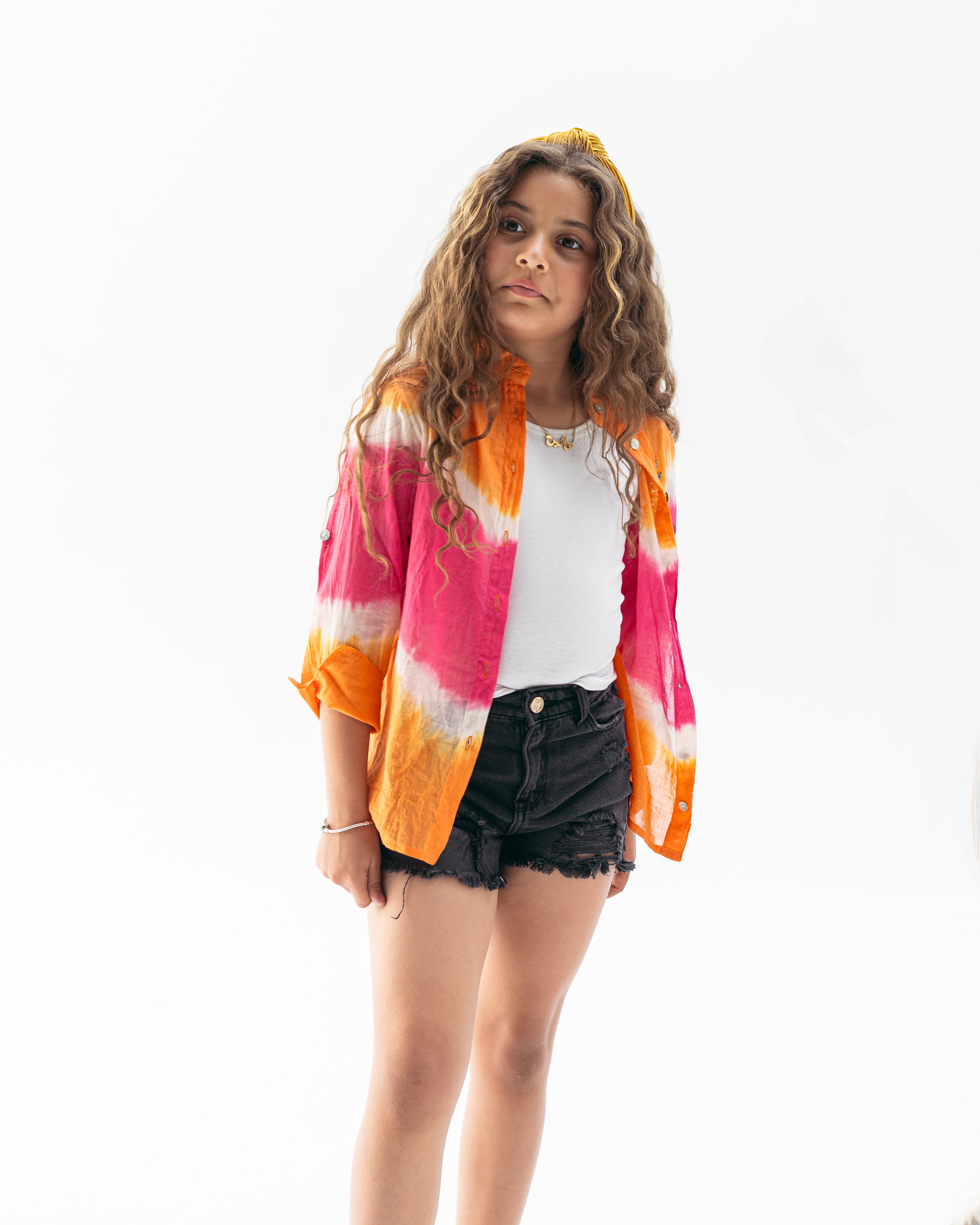 vibrant pineapple shirt-pink