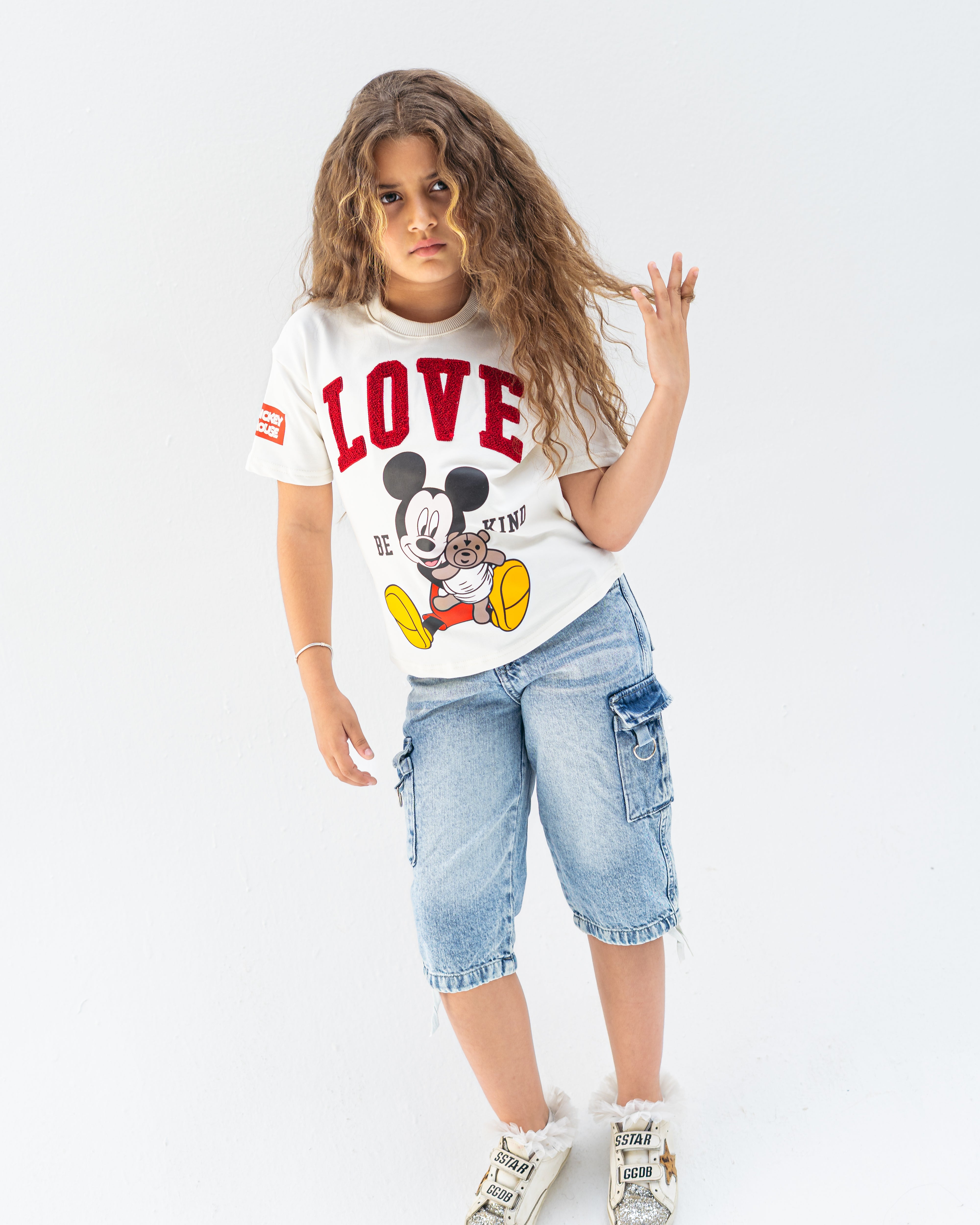 love micky shirt-white