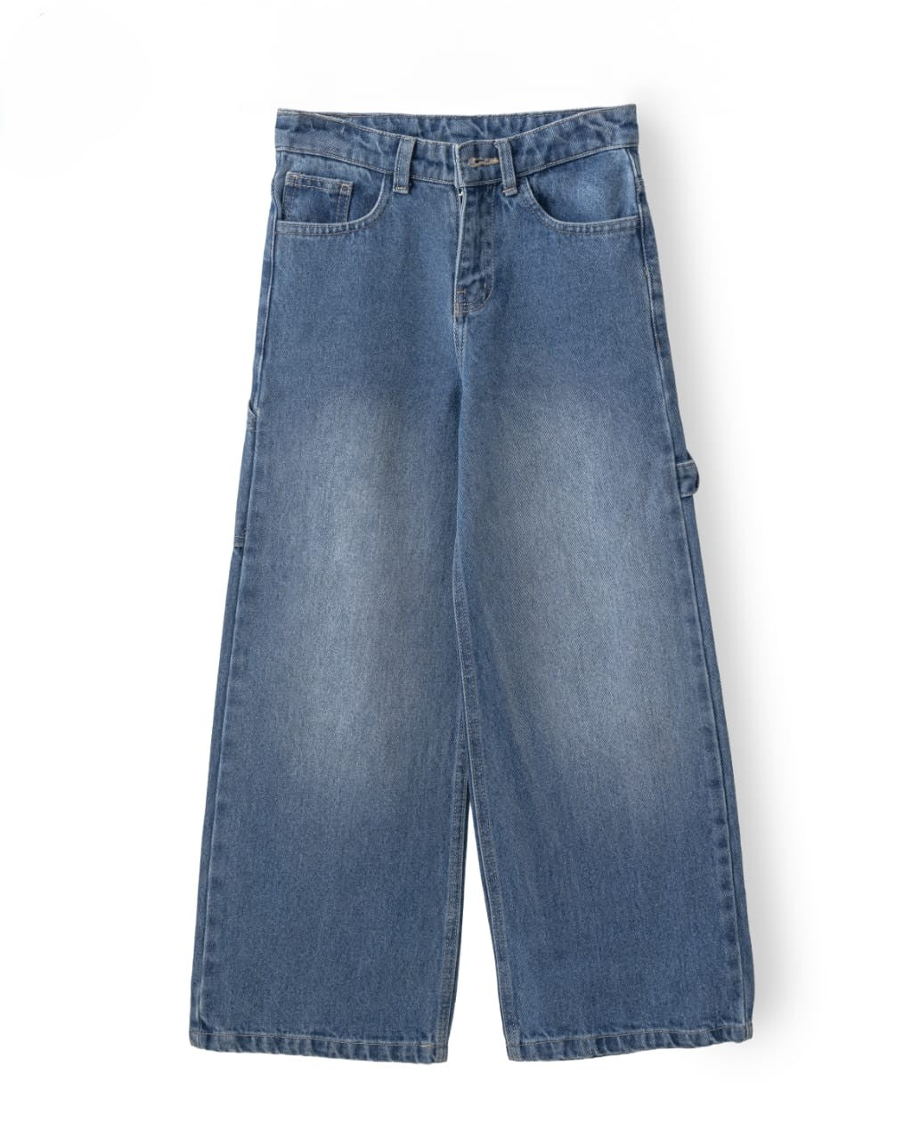 Wide Leg Jeans - dark blue