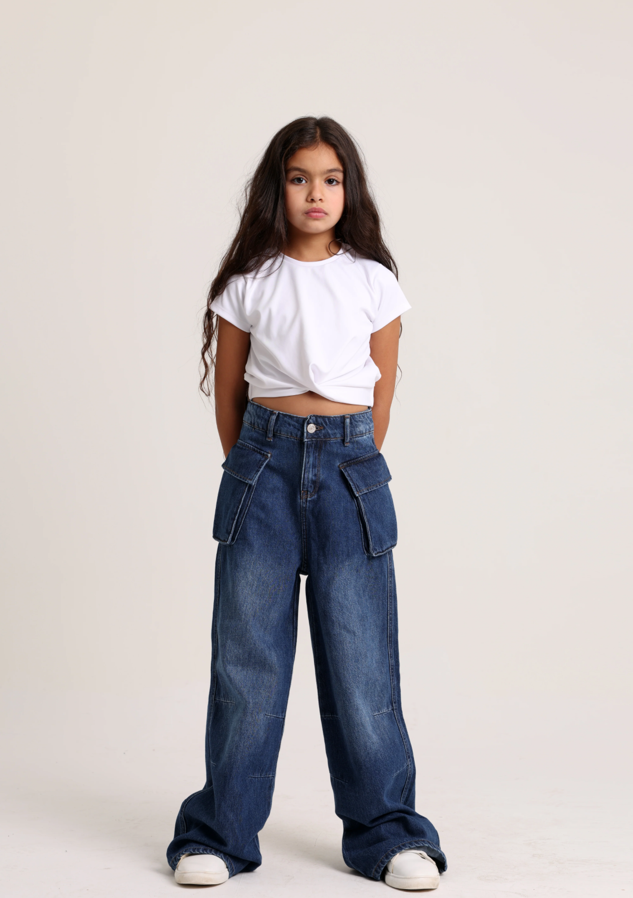 Big Pockets Dark Jeans