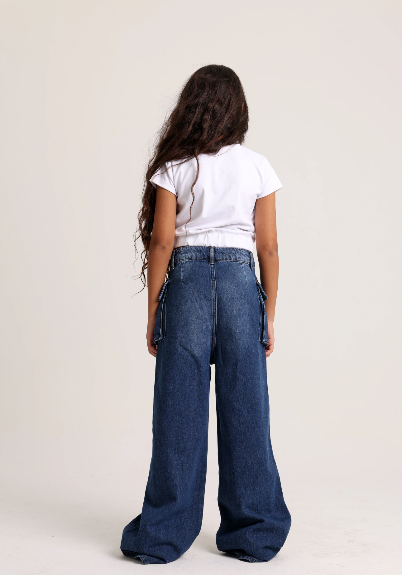 Big Pockets Dark Jeans